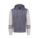 MV Sports Leo Slub Full Zip Sweatshirt