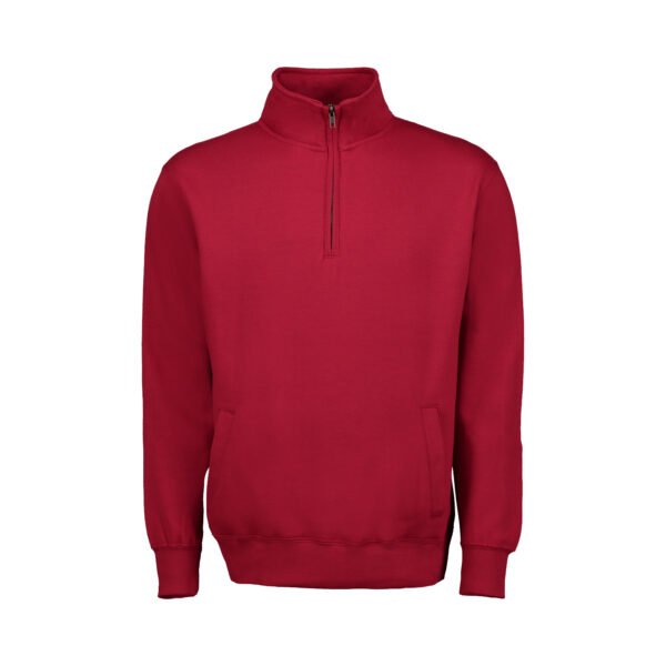 MV Sports Fundamental Fleece Quarter Zip Sweatshirt size chart