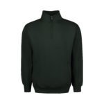 MV Sports Fundamental Fleece Quarter Zip Sweatshirt size chart