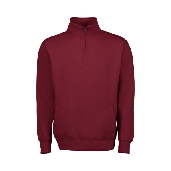 MV Sports Fundamental Fleece Quarter Zip Sweatshirt size chart