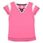 LAT Apparel Ladies Game Day Lace-Up Tee