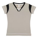LAT Apparel Ladies Game Day Lace-Up Tee