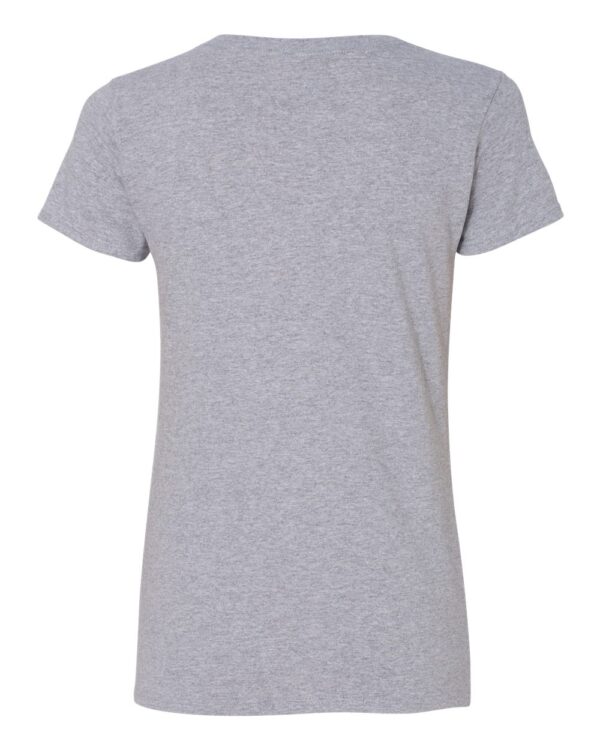 Heather Gray back Standard Brand; Women’s Tru-Fit V-Neck
