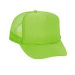 Otto Cap; Neon 5 Panel High-Crown Mesh Back Trucker Hat