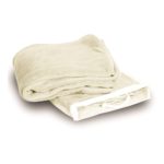 Cream Front High Liberty Bags; Alpine Fleece, Micro Fleece Blanket