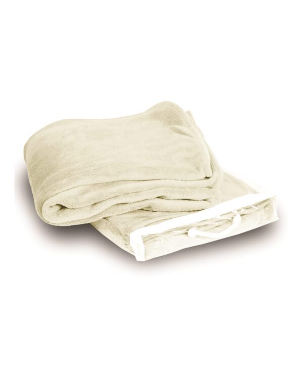 Cream Front High Liberty Bags; Alpine Fleece, Micro Fleece Blanket