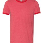 Heather red Lightweight Ringer T-Shirt
