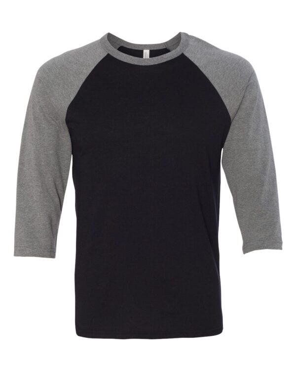 BELLA CANVAS Unisex Three Quarter Sleeve Baseball T-Shirt