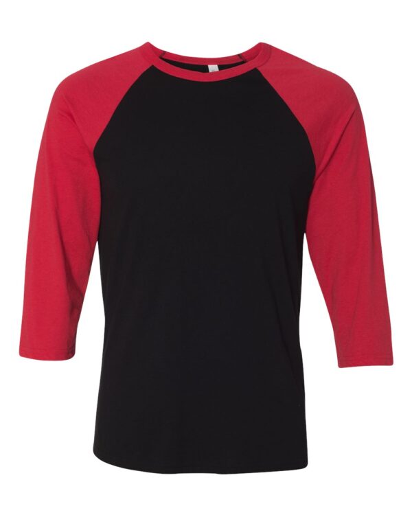 BELLA CANVAS Unisex Three Quarter Sleeve Baseball T-Shirt