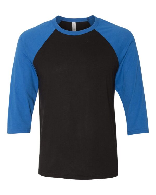 BELLA CANVAS Unisex Three Quarter Sleeve Baseball T-Shirt