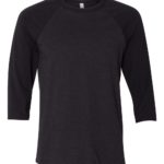 BELLA CANVAS Unisex Three Quarter Sleeve Baseball T-Shirt