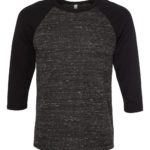 BELLA CANVAS Unisex Three Quarter Sleeve Baseball T-Shirt