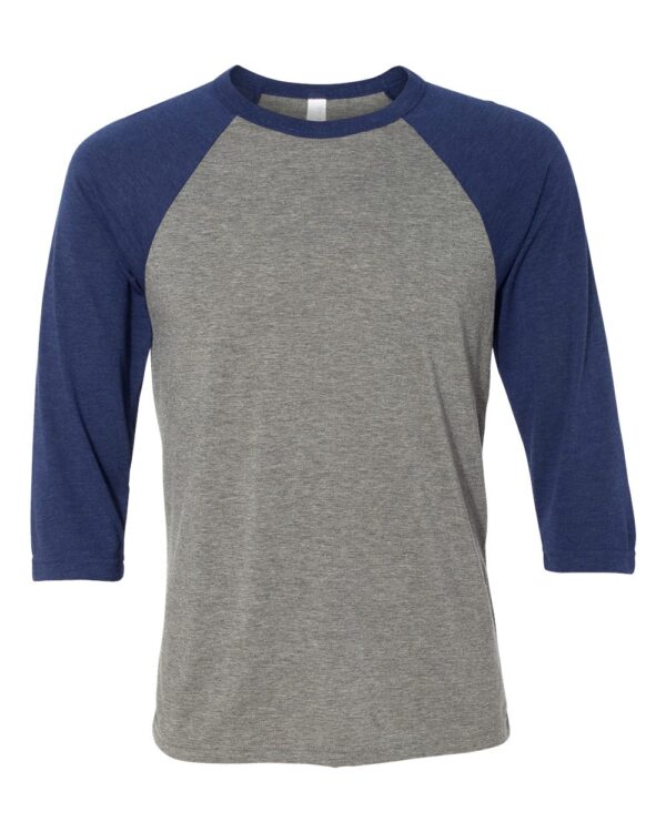 BELLA CANVAS Unisex Three Quarter Sleeve Baseball T-Shirt