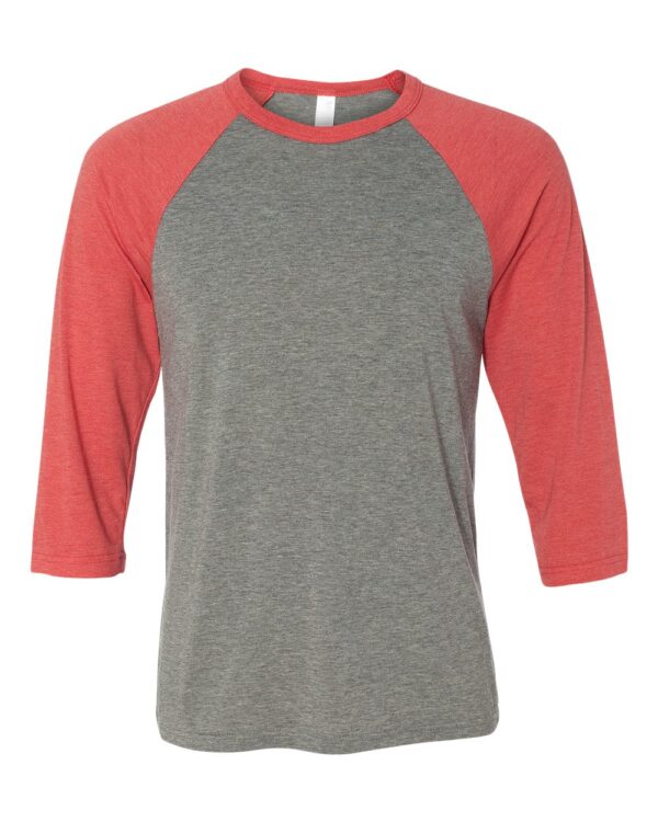 BELLA CANVAS Unisex Three Quarter Sleeve Baseball T-Shirt