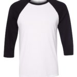 BELLA CANVAS Unisex Three Quarter Sleeve Baseball T-Shirt