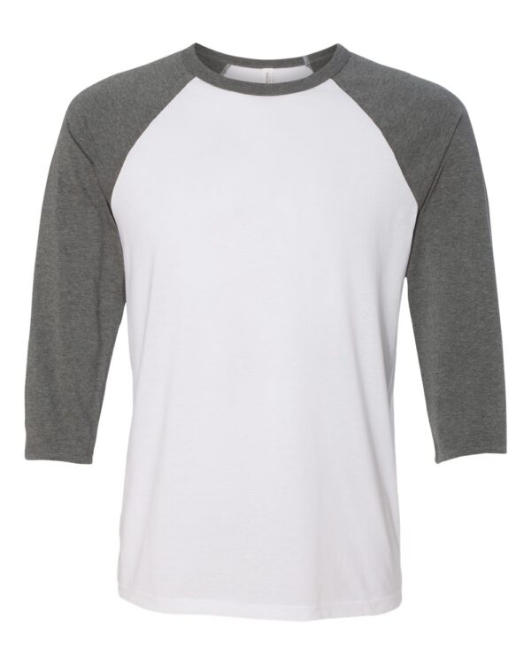 BELLA CANVAS Unisex Three Quarter Sleeve Baseball T-Shirt