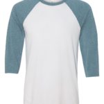 BELLA CANVAS Unisex Three Quarter Sleeve Baseball T-Shirt