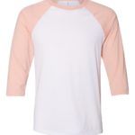BELLA CANVAS Unisex Three Quarter Sleeve Baseball T-Shirt