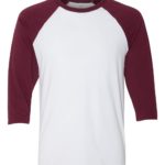 BELLA CANVAS Unisex Three Quarter Sleeve Baseball T-Shirt