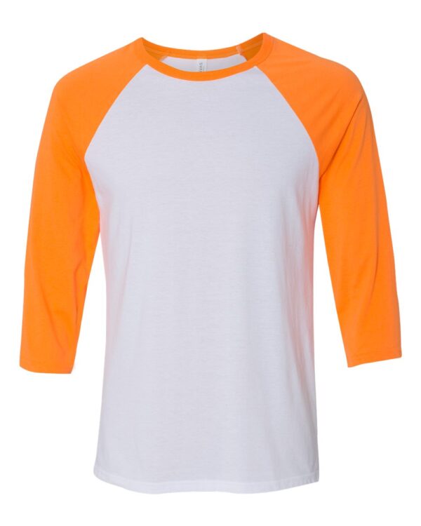 BELLA CANVAS Unisex Three Quarter Sleeve Baseball T-Shirt