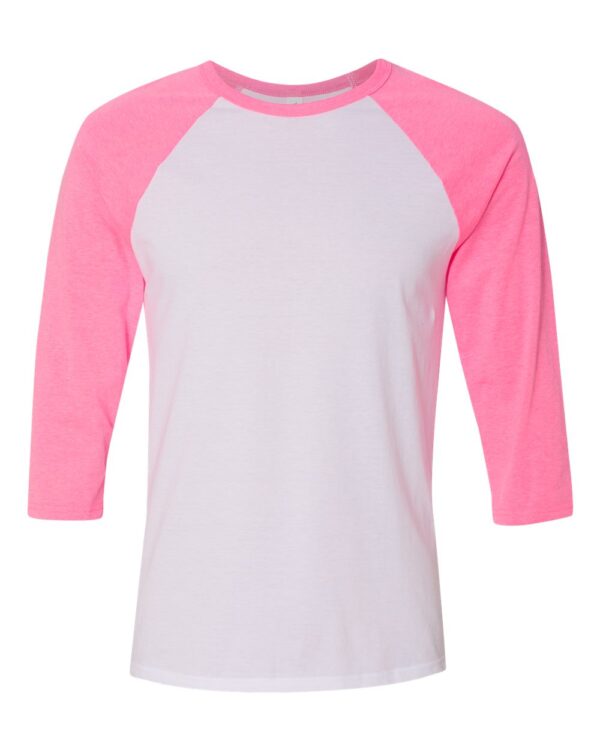 BELLA CANVAS Unisex Three Quarter Sleeve Baseball T-Shirt