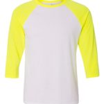 BELLA CANVAS Unisex Three Quarter Sleeve Baseball T-Shirt
