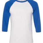 BELLA CANVAS Unisex Three Quarter Sleeve Baseball T-Shirt
