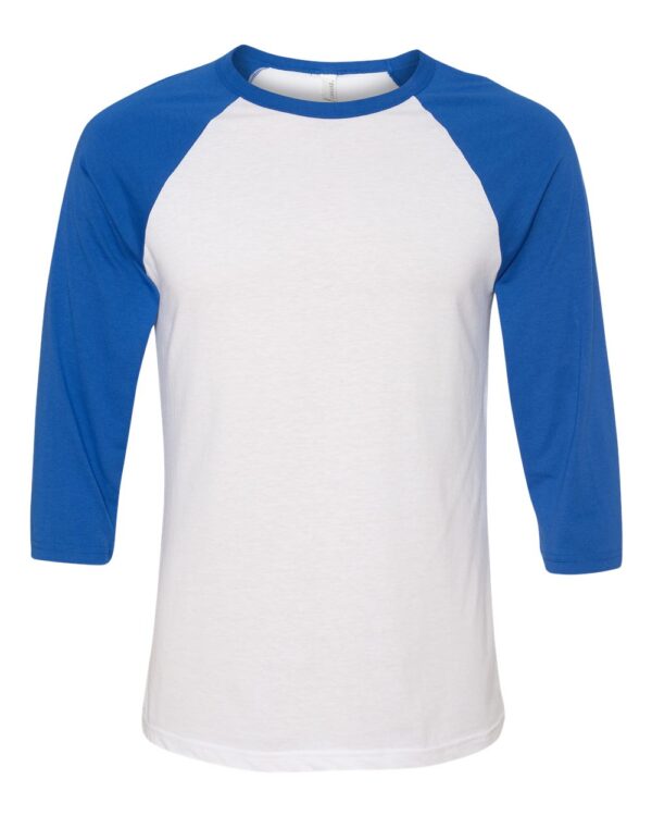 BELLA CANVAS Unisex Three Quarter Sleeve Baseball T-Shirt