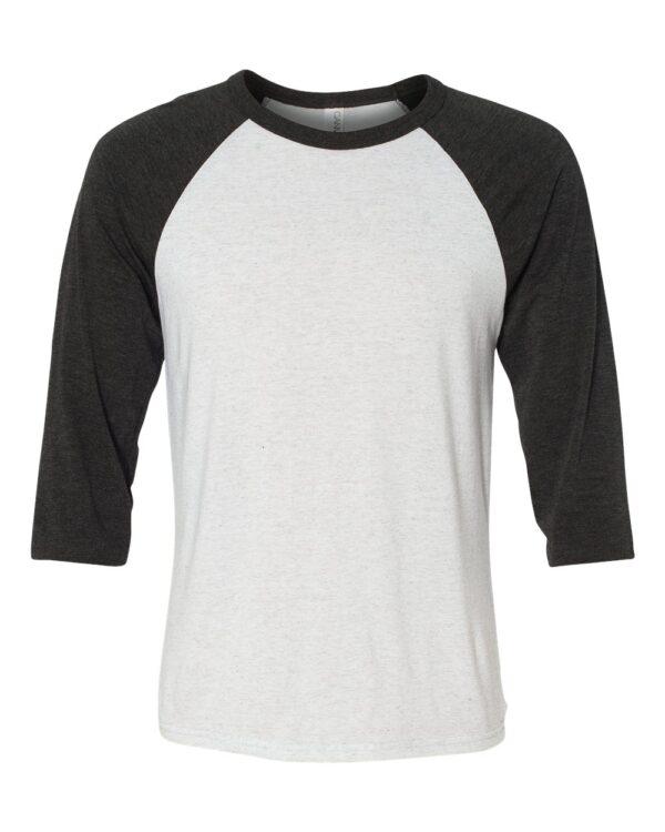 BELLA CANVAS Unisex Three Quarter Sleeve Baseball T-Shirt