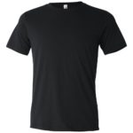 Black Front High Unisex Texture T-Shirt