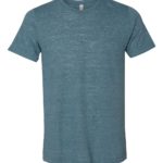 Denim Slub Front High Unisex Texture T-Shirt