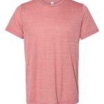 Mauve marble Front High Unisex Texture T-Shirt