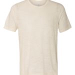 Natural Slib Front High Unisex Texture T-Shirt