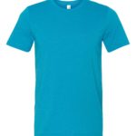 Neon Blue Front High Unisex Texture T-Shirt