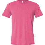 Neon Pink Front High Unisex Texture T-Shirt