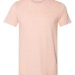 BELLA + CANVAS; Unisex Texture Peach Slub Front High T-Shirt