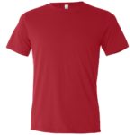Red Front High Unisex Texture T-Shirt