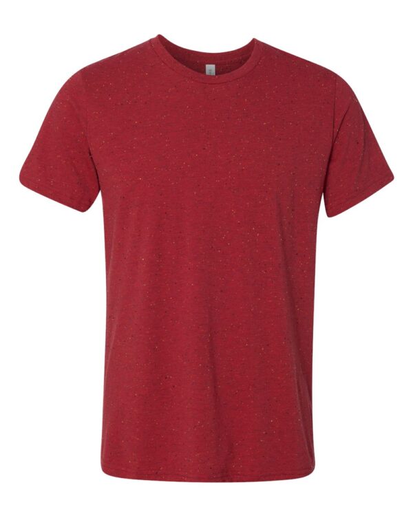Red Speckled Front High Unisex Texture T-Shirt