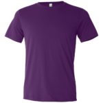 Team Purple Front High Unisex Texture T-Shirt