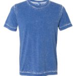 True Royal Acid Wash Front High Unisex Texture T-Shirt