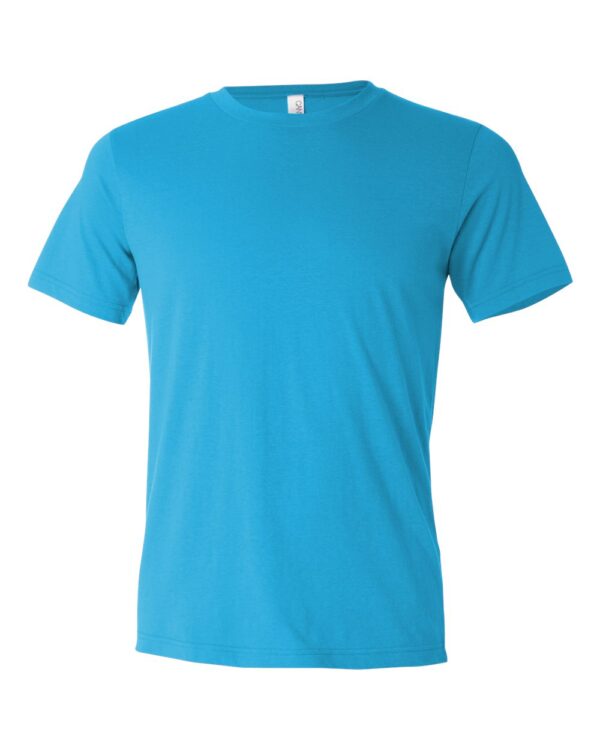 Turquoise Front High Unisex Texture T-Shirt