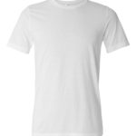 White front High Unisex Texture T-Shirt