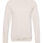 Heather Dust Front High nisex Sponge Fleece Raglan Sweatshirt
