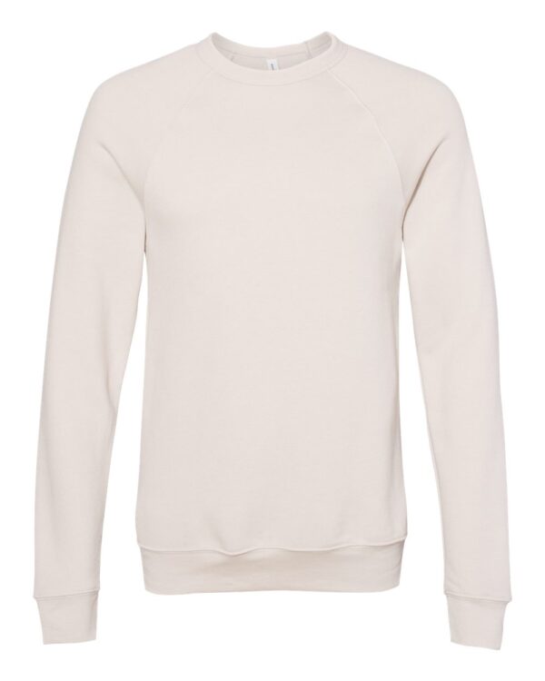 Heather Dust Front High nisex Sponge Fleece Raglan Sweatshirt