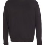Black Unisex Sponge Fleece Drop Shoulder Sweatshirt