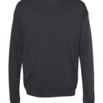 Dark Grey Front High Unisex Sponge Fleece Drop Shoulder Sweatshirt