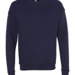 Navy Unisex Sponge Fleece Drop Shoulder Sweatshirt