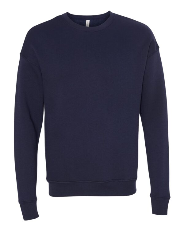 Navy Unisex Sponge Fleece Drop Shoulder Sweatshirt