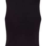 Black Back Front High Women’s Cropped Tank