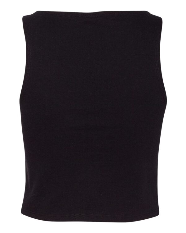 Black Back Front High Women’s Cropped Tank